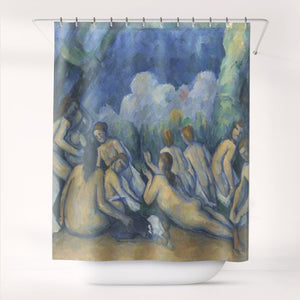 Shower Curtains Paul Cezanne Bathers