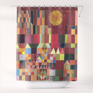 Shower Curtains Paul Klee Castle and Sun