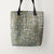 Tote Bags Piet Mondrian Composition in Blue Gray and Pink