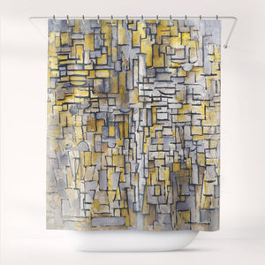 Shower Curtains Piet Mondrian Composition VII