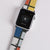 Apple Watch Band Piet Mondrian Composition with Large Red Plane, Yellow, Black, Gray, and Blue