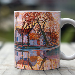 Ceramic Mugs Piet Mondrian Farm near Duivendrecht