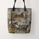 Tote Bags Pieter Bruegel the Elder Census at Bethlehem