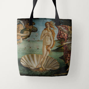 Tote Bags Sandro Botticelli The Birth of Venus
