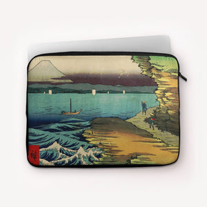 Laptop Sleeves Utagawa Hiroshige The Hota Coast in Awa Province