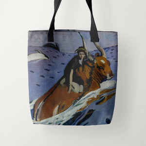 Tote Bags Valentin Serov The Rape of Europa