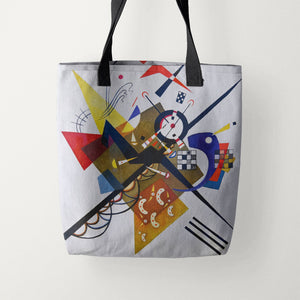 Tote Bags Vasily Kandinsky On White II
