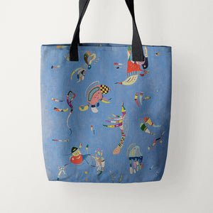 Tote Bags Vasily Kandinsky Sky Blue