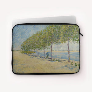 Laptop Sleeves Vincent van Gogh Along the Seine