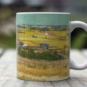 Ceramic Mugs Vincent van Gogh Harvest at La Crau