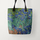 Tote Bags Vincent van Gogh Irises