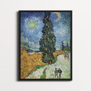 Road with Cypress and Star