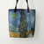 Tote Bags Vincent van Gogh Road with Cypress and Star