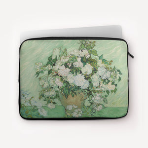 Laptop Sleeves Vincent van Gogh Still Life: Vase with Pink Roses