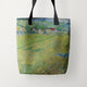 Tote Bags Vincent van Gogh View of Vessenots near Auvers