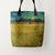 Tote Bags Vincent van Gogh Wheat Field at Sunset