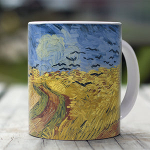 Ceramic Mugs Vincent van Gogh Wheat Field with Crows