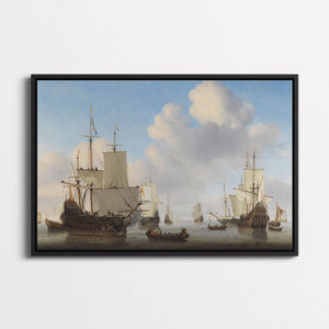 Dutch Ships in a Calm