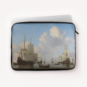 Laptop Sleeves Willem van de Velde Dutch Ships in a Calm